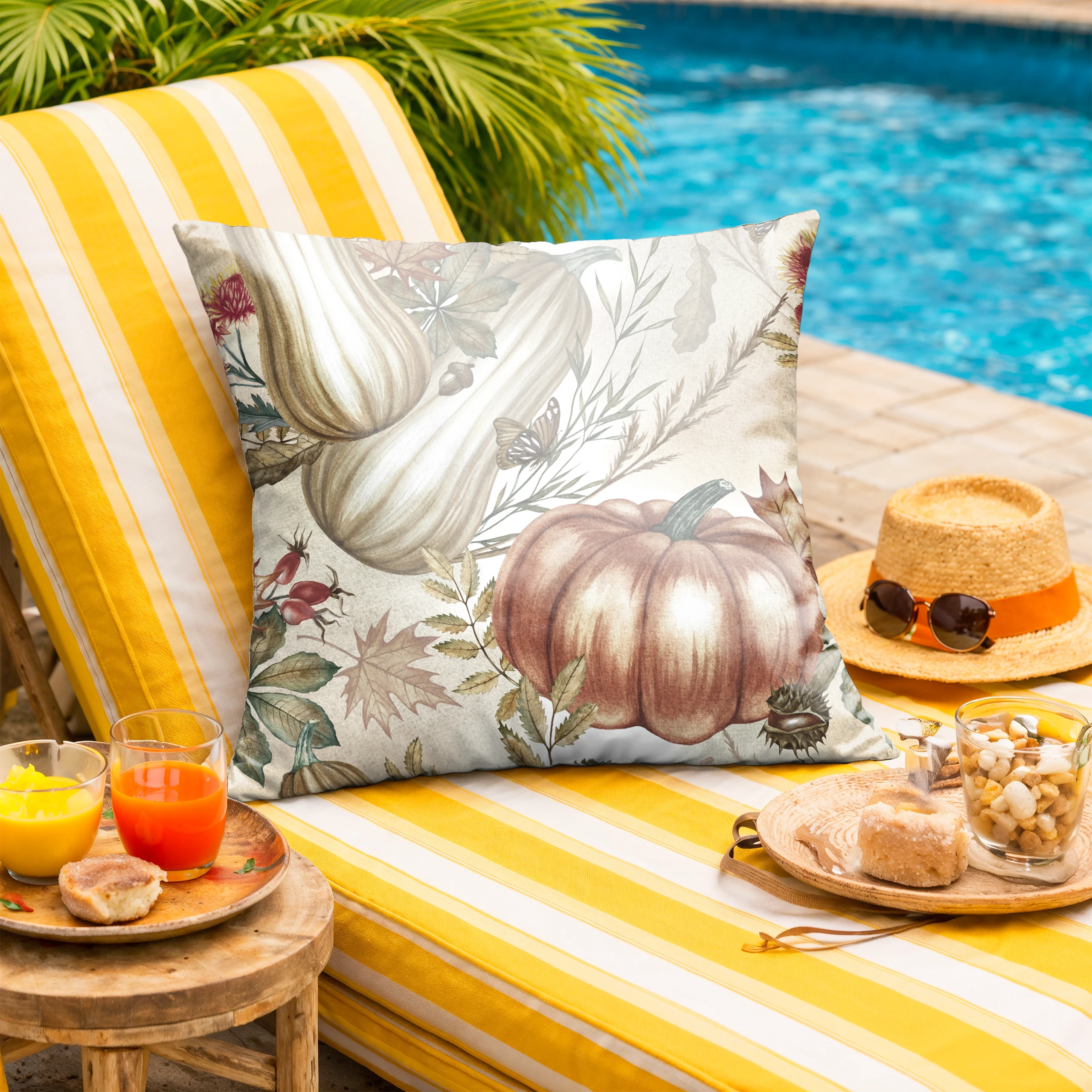 Poszewka na poduszkę 50x50 dekoracyjna jasiek ozdobna wzór poszewki – miniatura