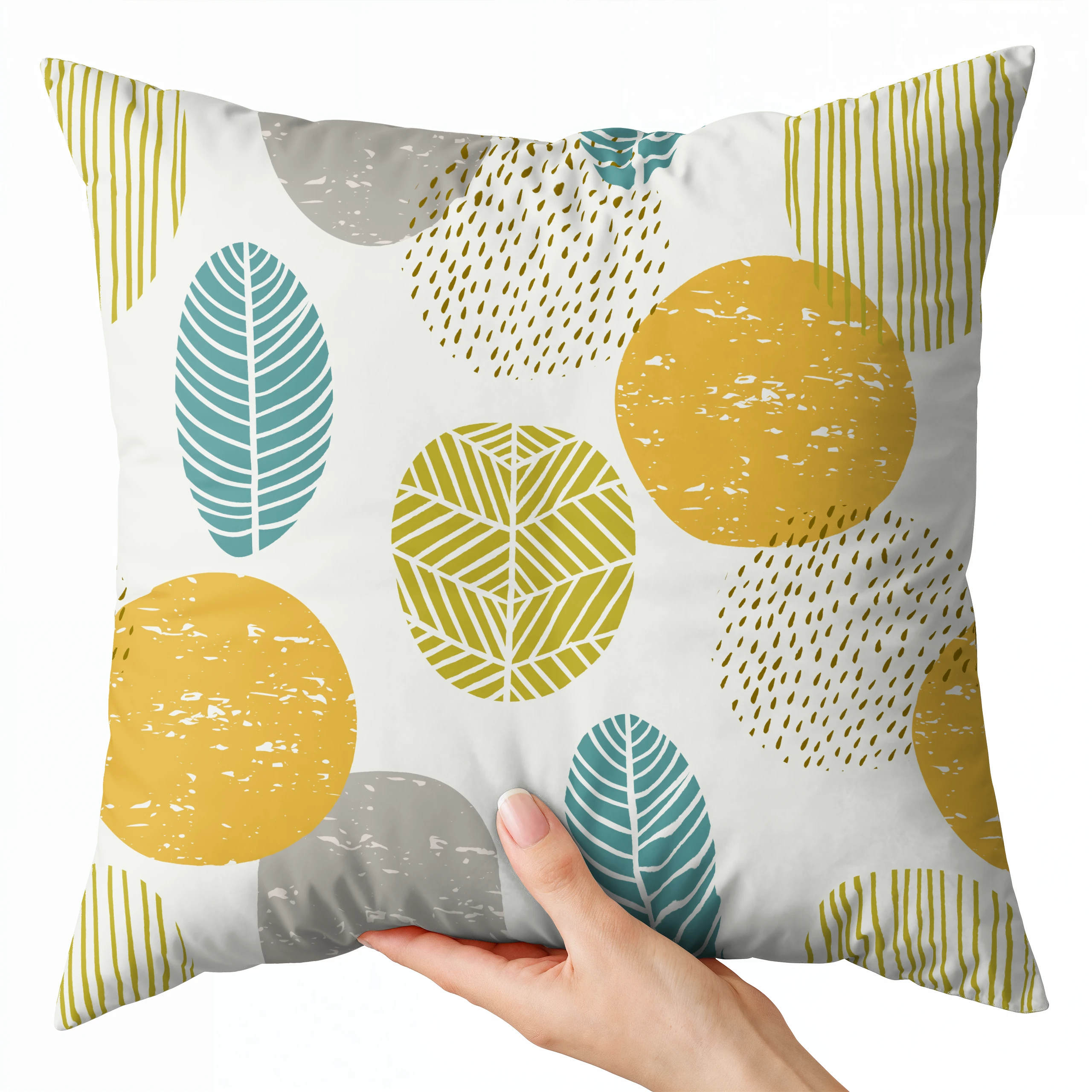 Poszewka na poduszkę 50x50 dekoracyjna jasiek ozdobna wzór poszewki