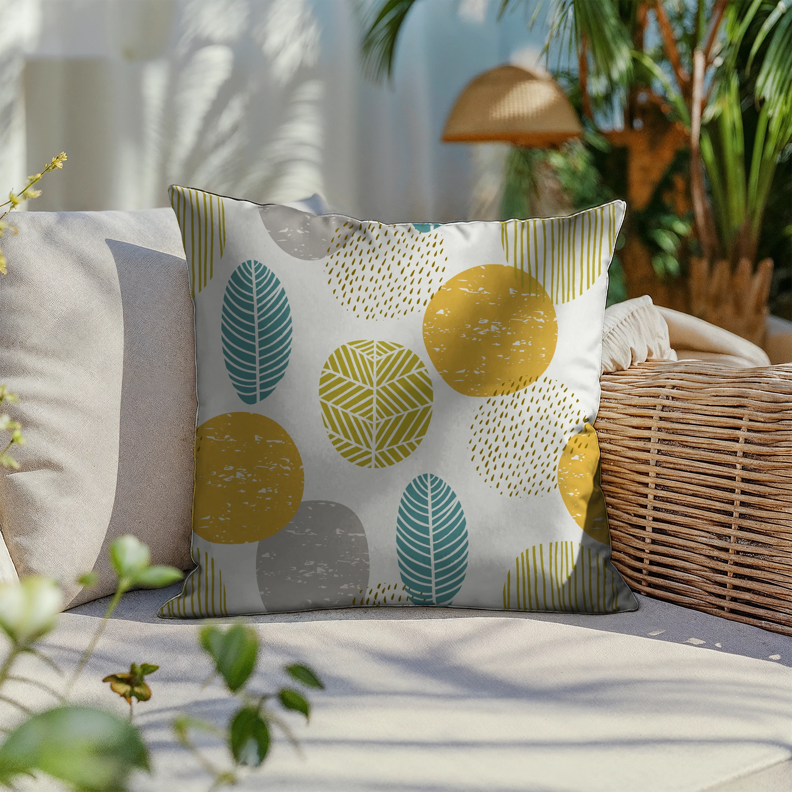 Poszewka na poduszkę 50x50 dekoracyjna jasiek ozdobna wzór poszewki – miniatura