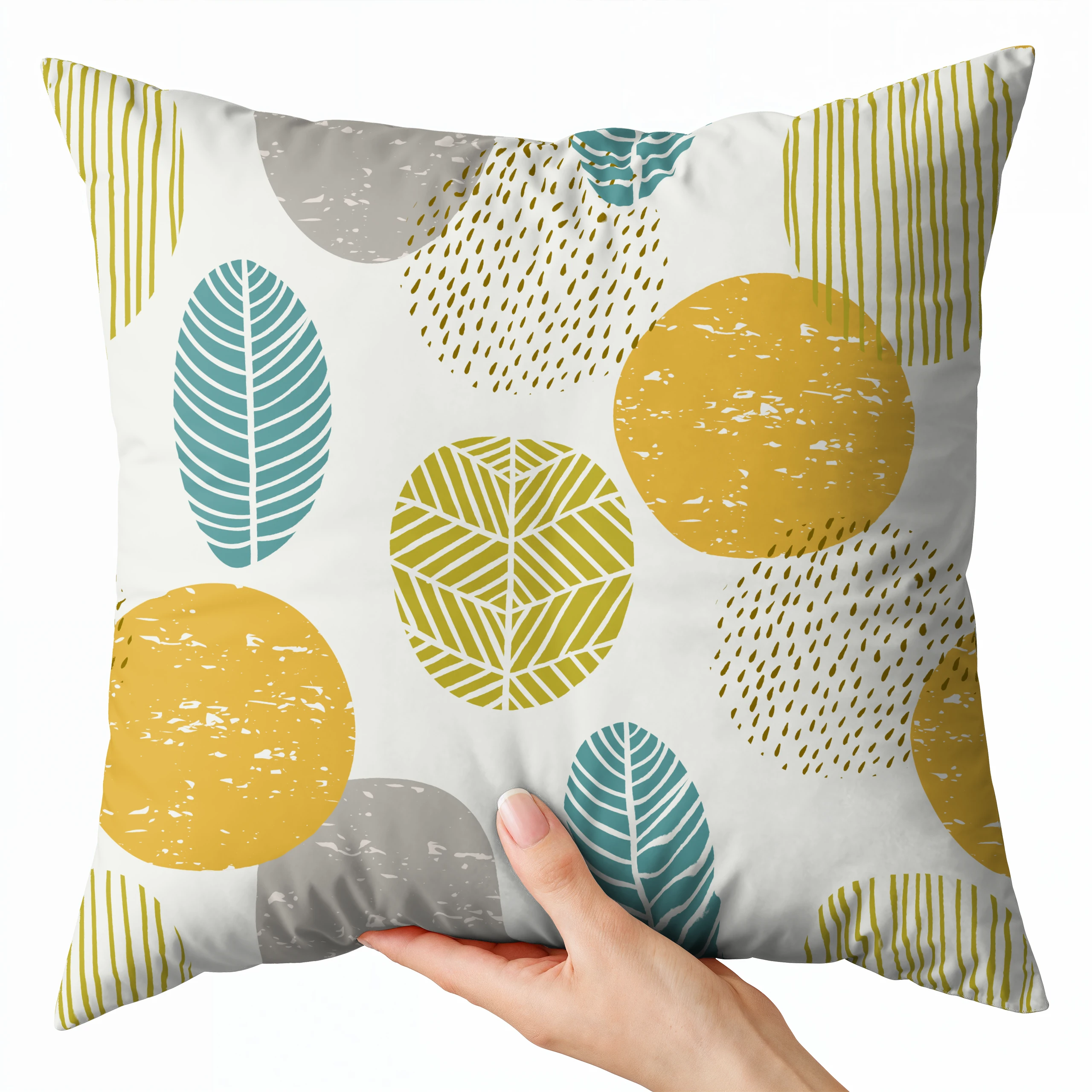 Poszewka na poduszkę 50x50 dekoracyjna jasiek ozdobna wzór poszewki – miniatura