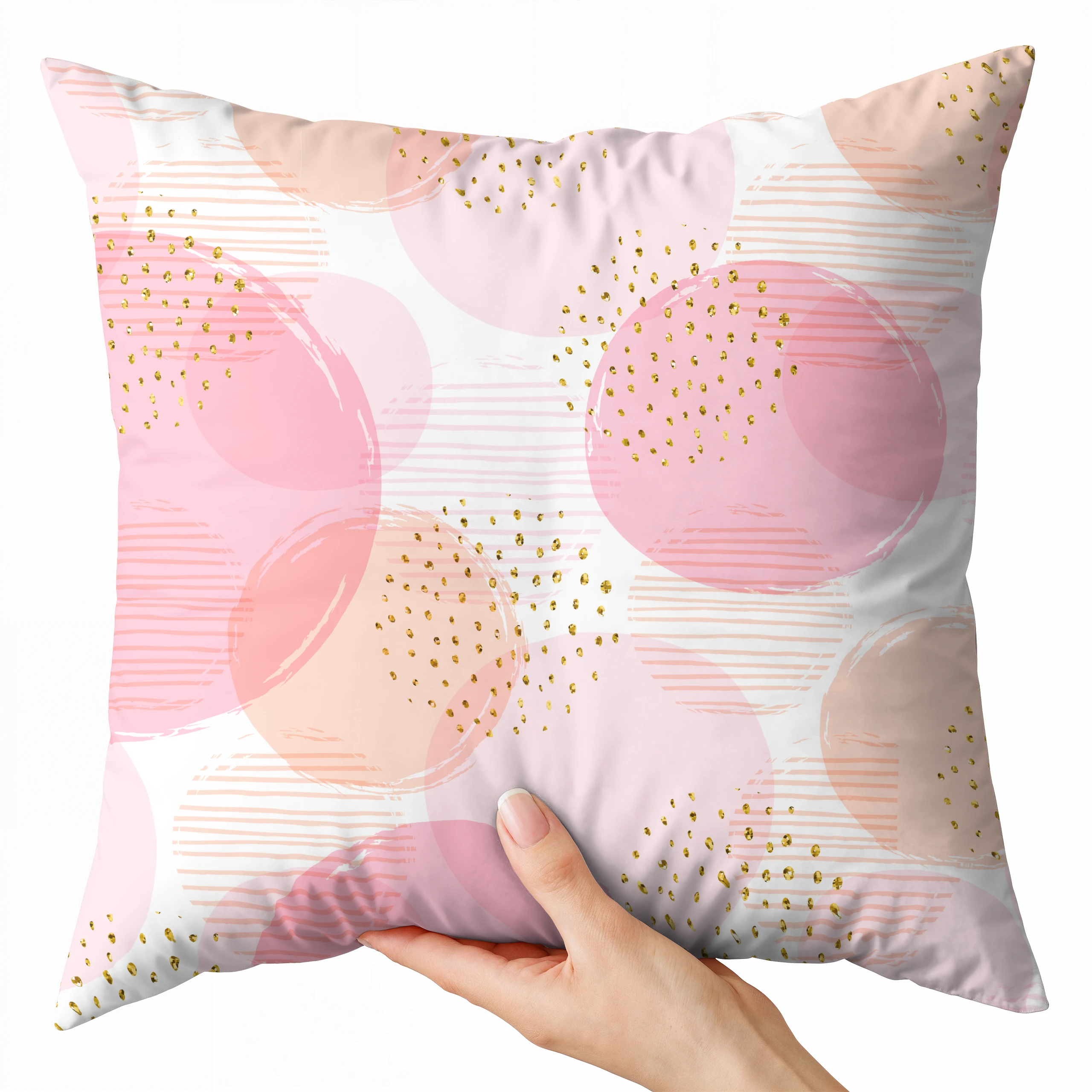 Poszewka na poduszkę 50x50 dekoracyjna jasiek ozdobna wzór poszewki kwiaty