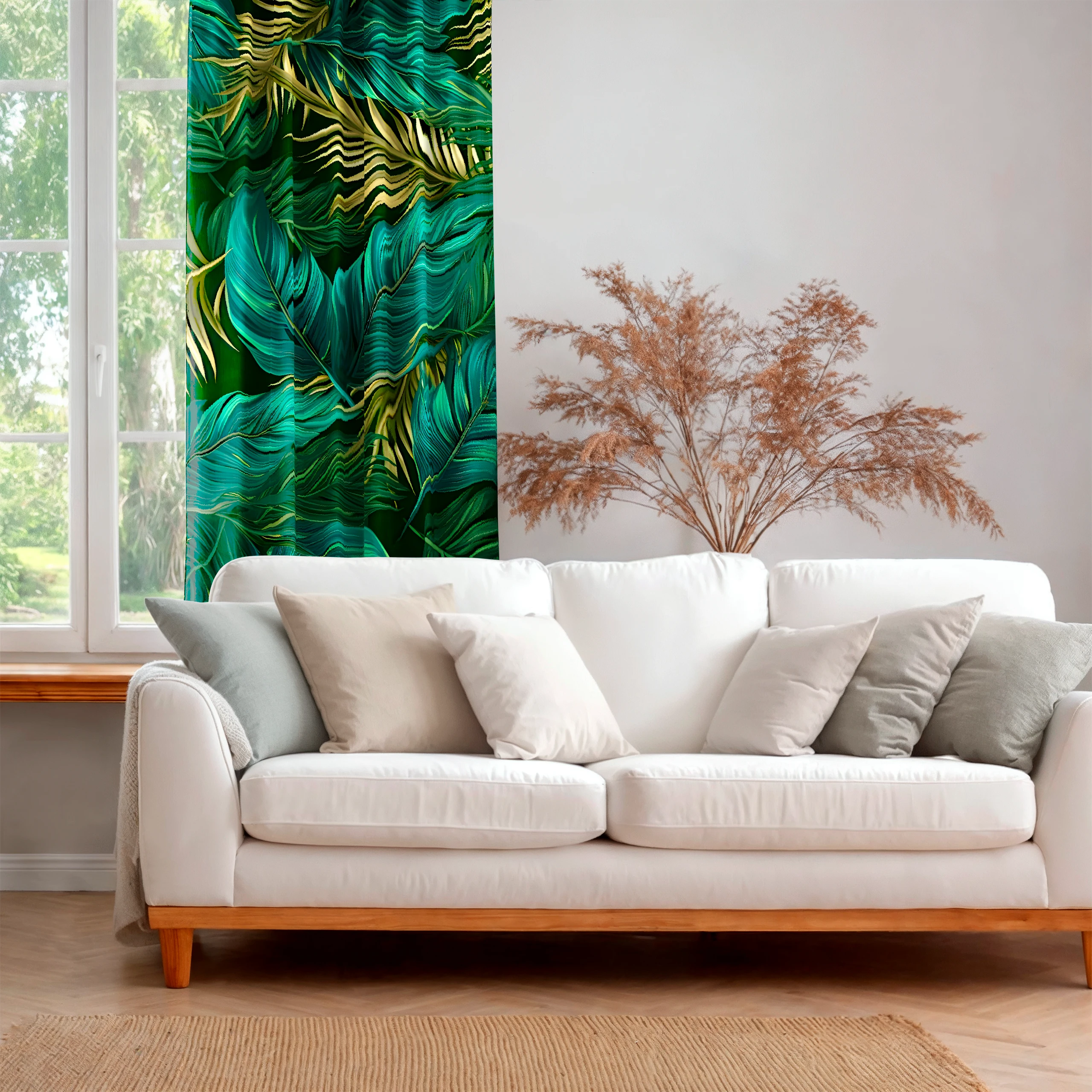 Zasłona do salonu kuchni sypialni żabki taśma 140x270 zasłony gotowe – miniatura