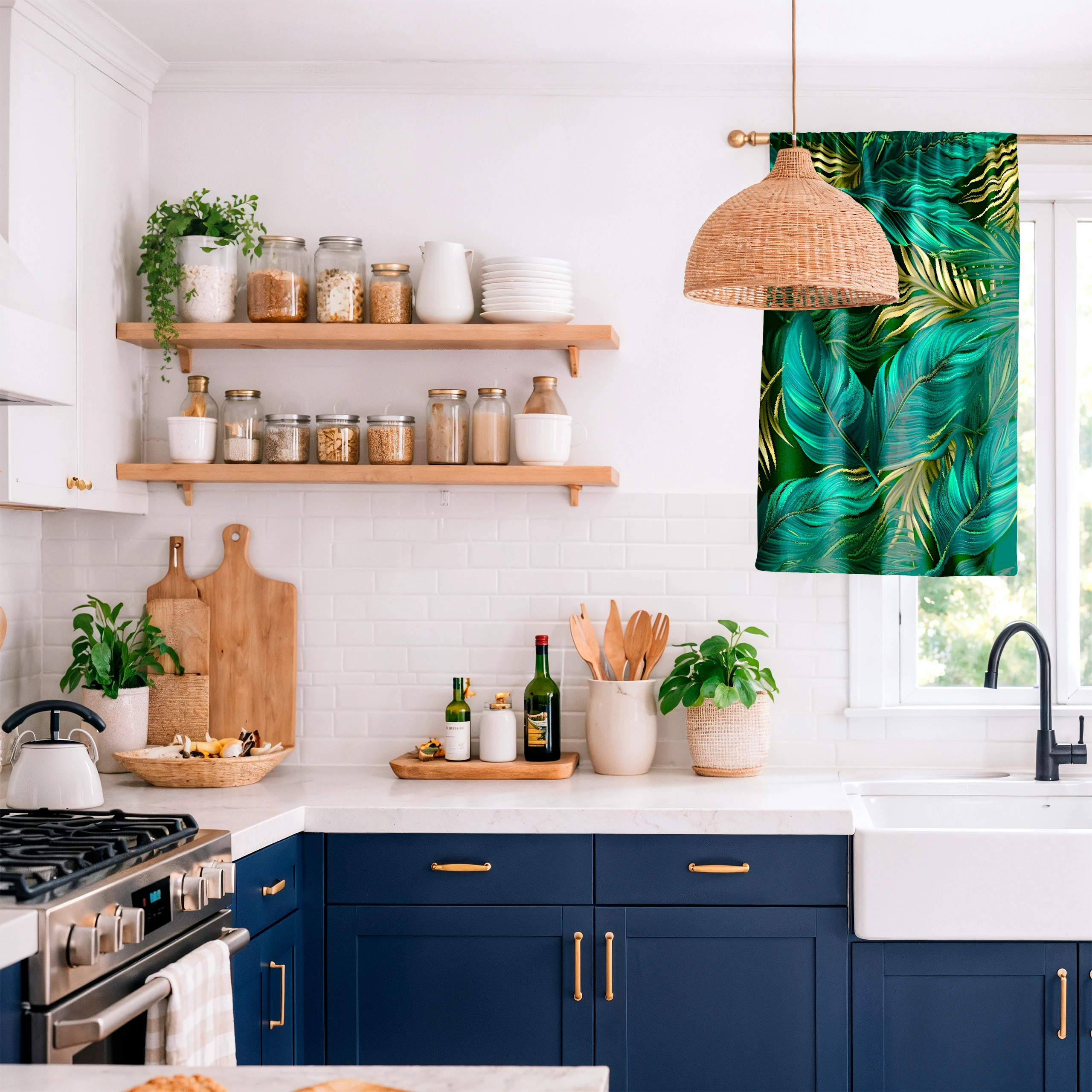 Zasłona do salonu kuchni sypialni żabki taśma 140x270 zasłony gotowe – miniatura