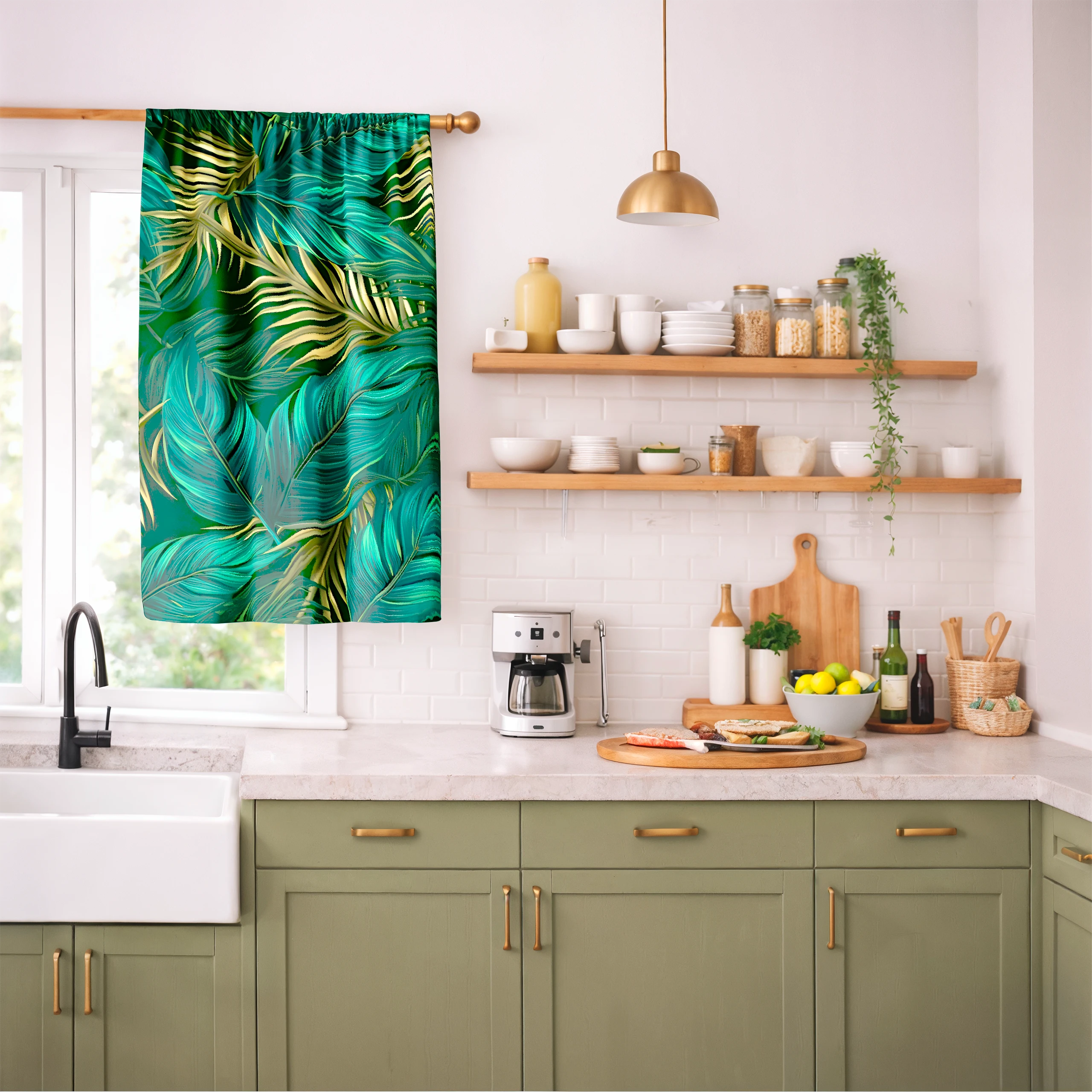 Zasłona do salonu kuchni sypialni żabki taśma 140x270 zasłony gotowe – miniatura