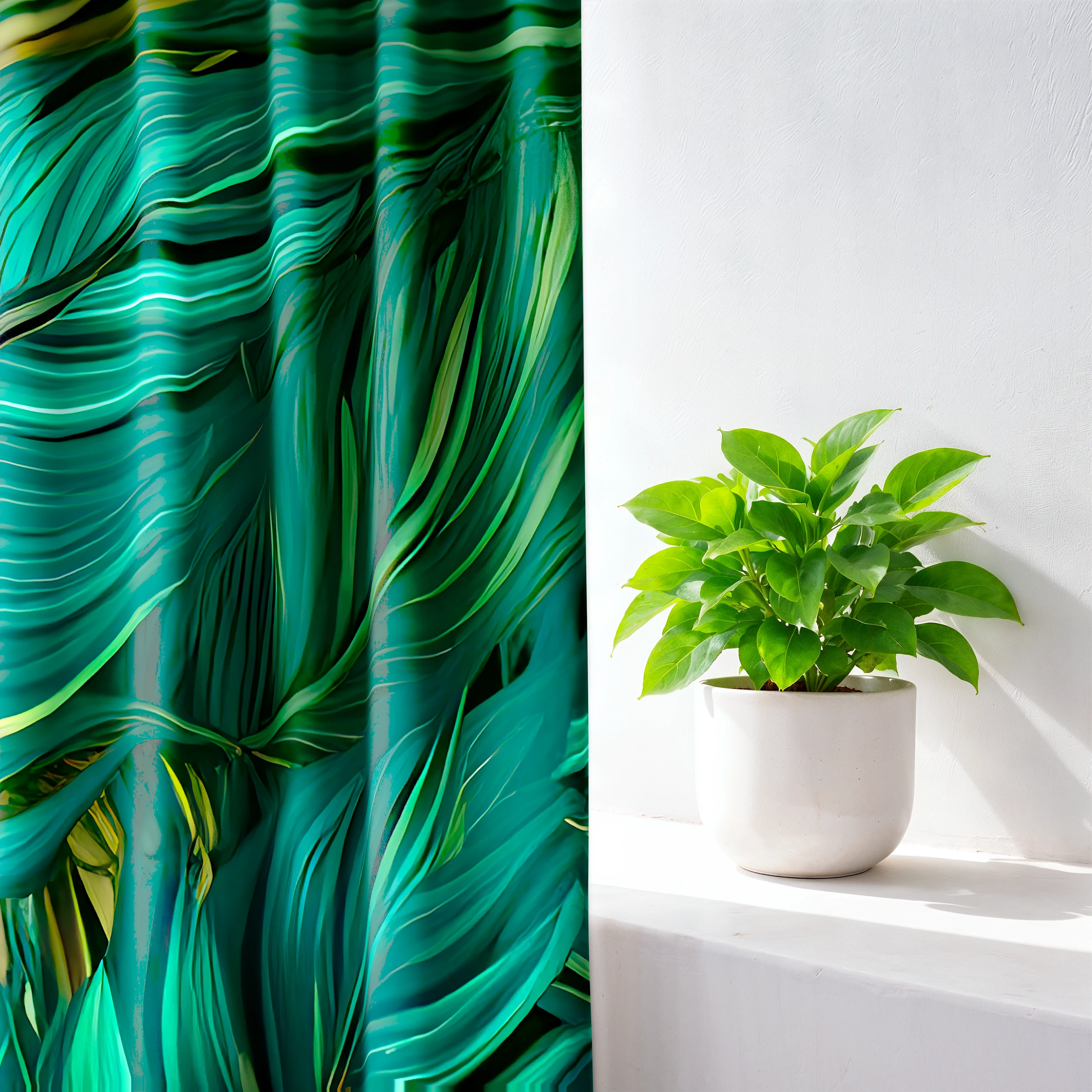 Zasłona do salonu kuchni sypialni żabki taśma 140x270 zasłony gotowe – miniatura