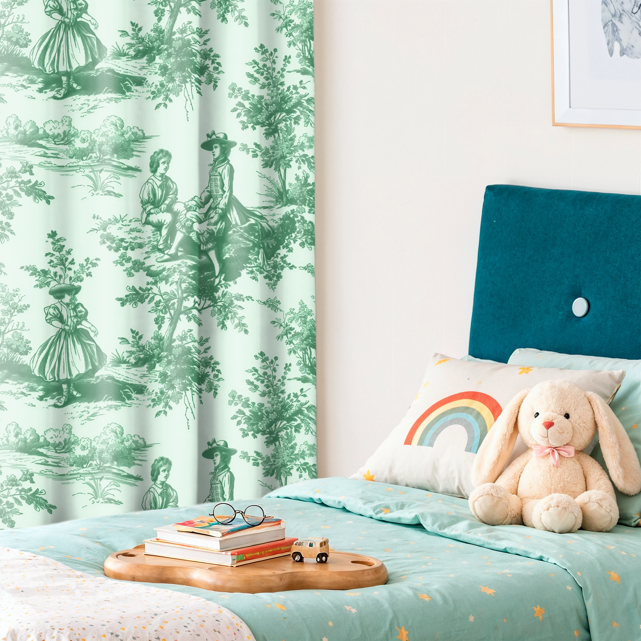 Zasłona do salonu kuchni sypialni żabki taśma 140x270 zasłony gotowe toile – miniatura