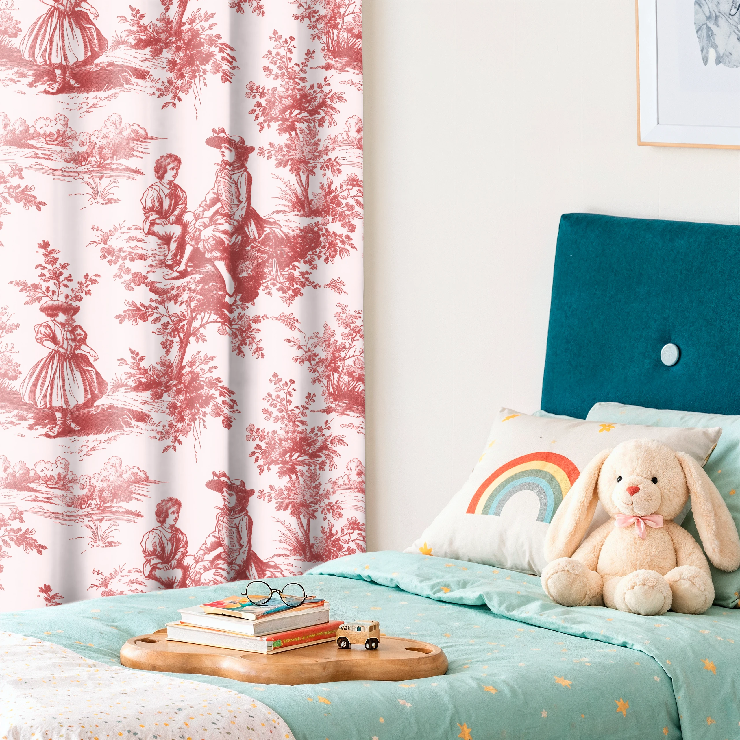 Zasłona do salonu kuchni sypialni żabki taśma 140x270 zasłony gotowe toile – miniatura