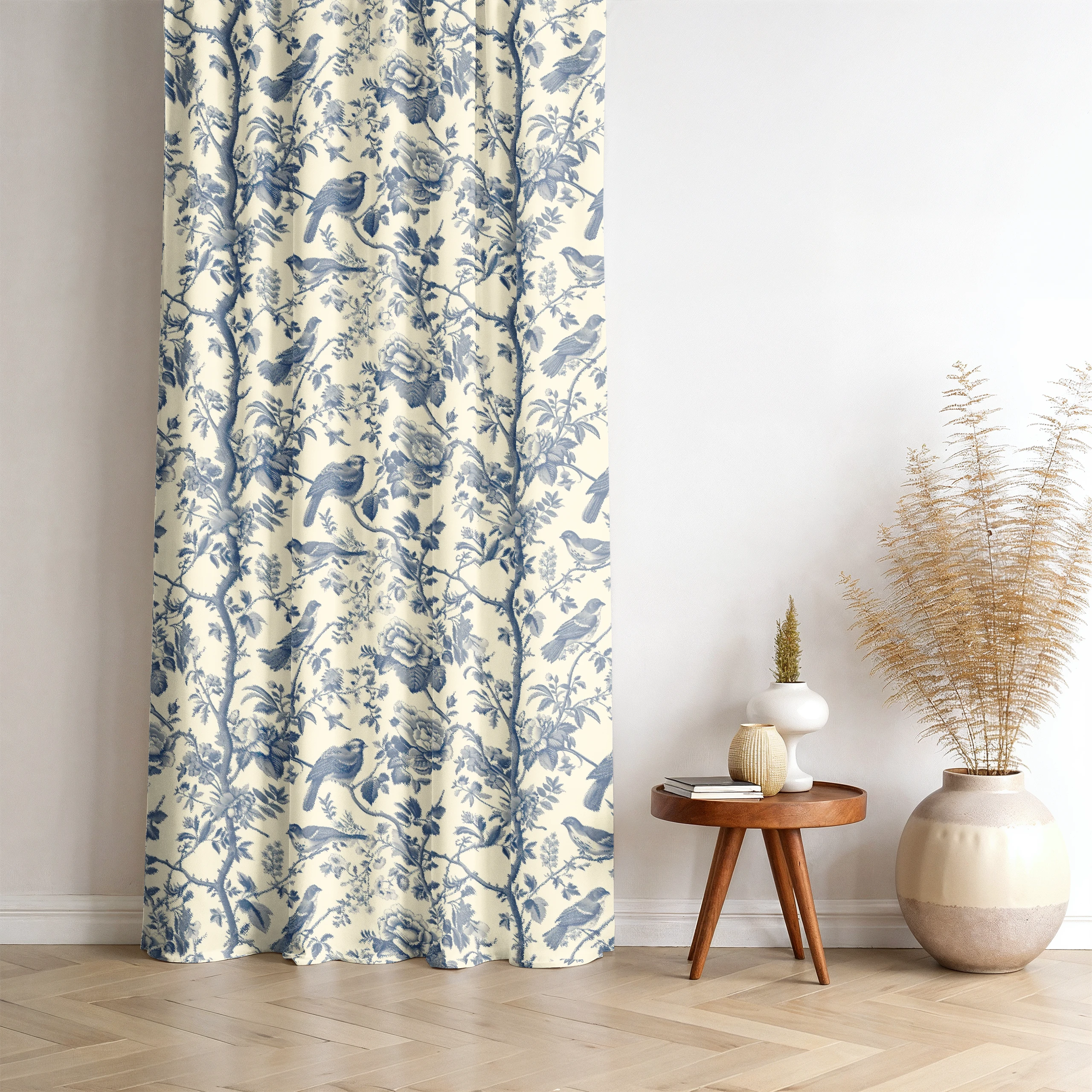 Zasłona do salonu kuchni sypialni żabki taśma 140x270 zasłony gotowe toile – miniatura