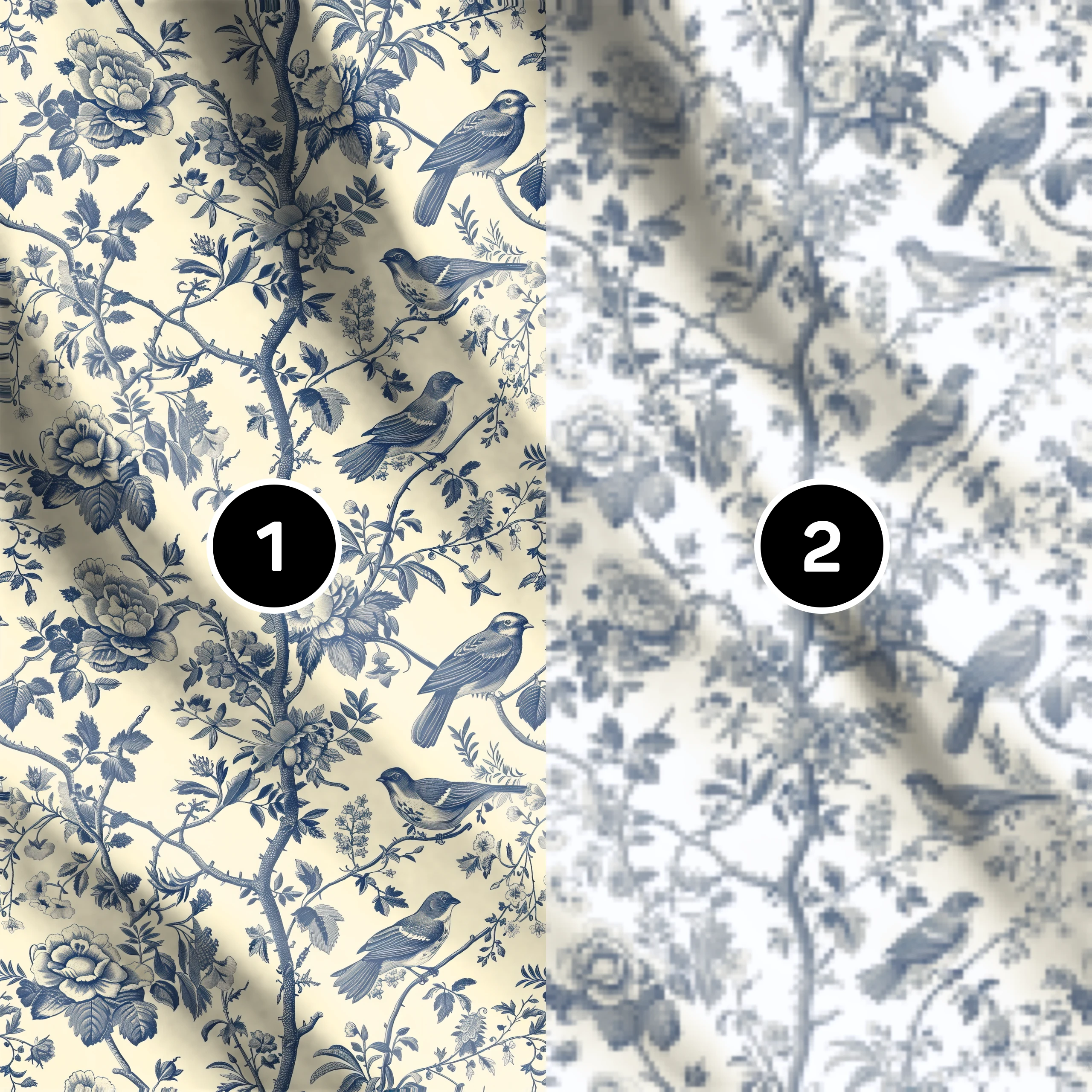 Zasłona do salonu kuchni sypialni żabki taśma 140x270 zasłony gotowe toile – miniatura