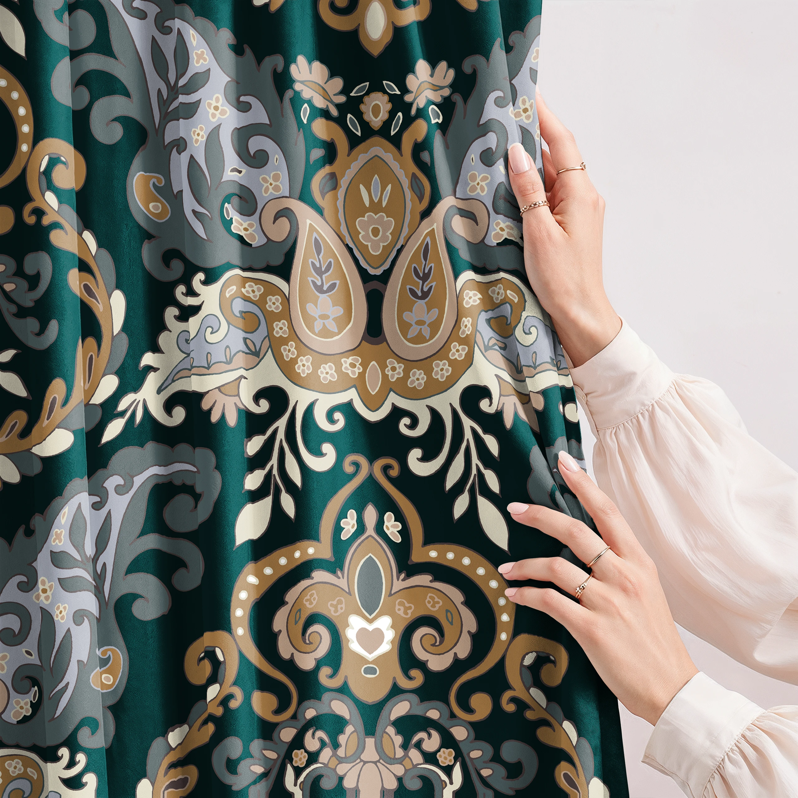 Zasłona do salonu kuchni sypialni żabki taśma 140x270 zasłony gotowe