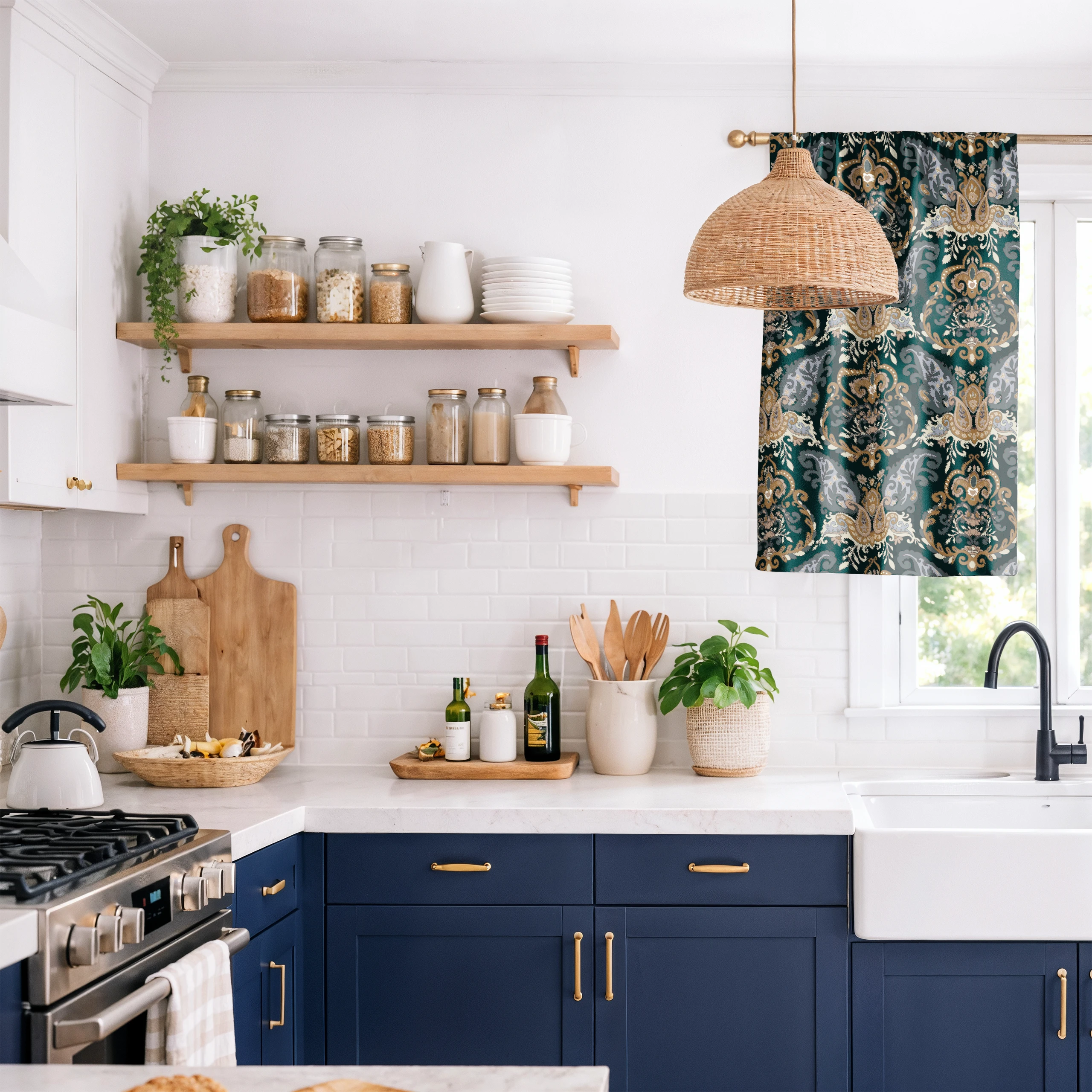 Zasłona do salonu kuchni sypialni żabki taśma 140x270 zasłony gotowe – miniatura