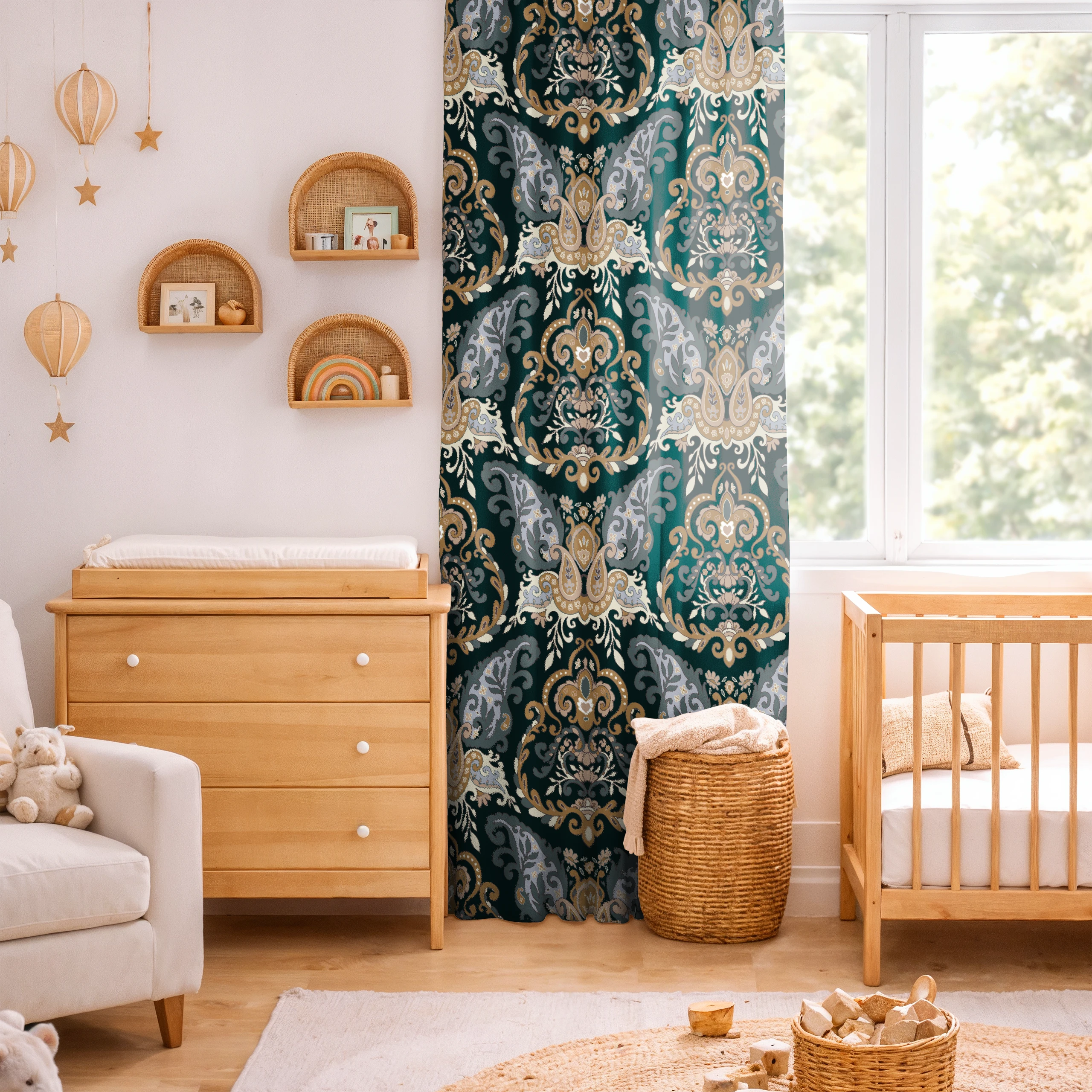 Zasłona do salonu kuchni sypialni żabki taśma 140x270 zasłony gotowe – miniatura