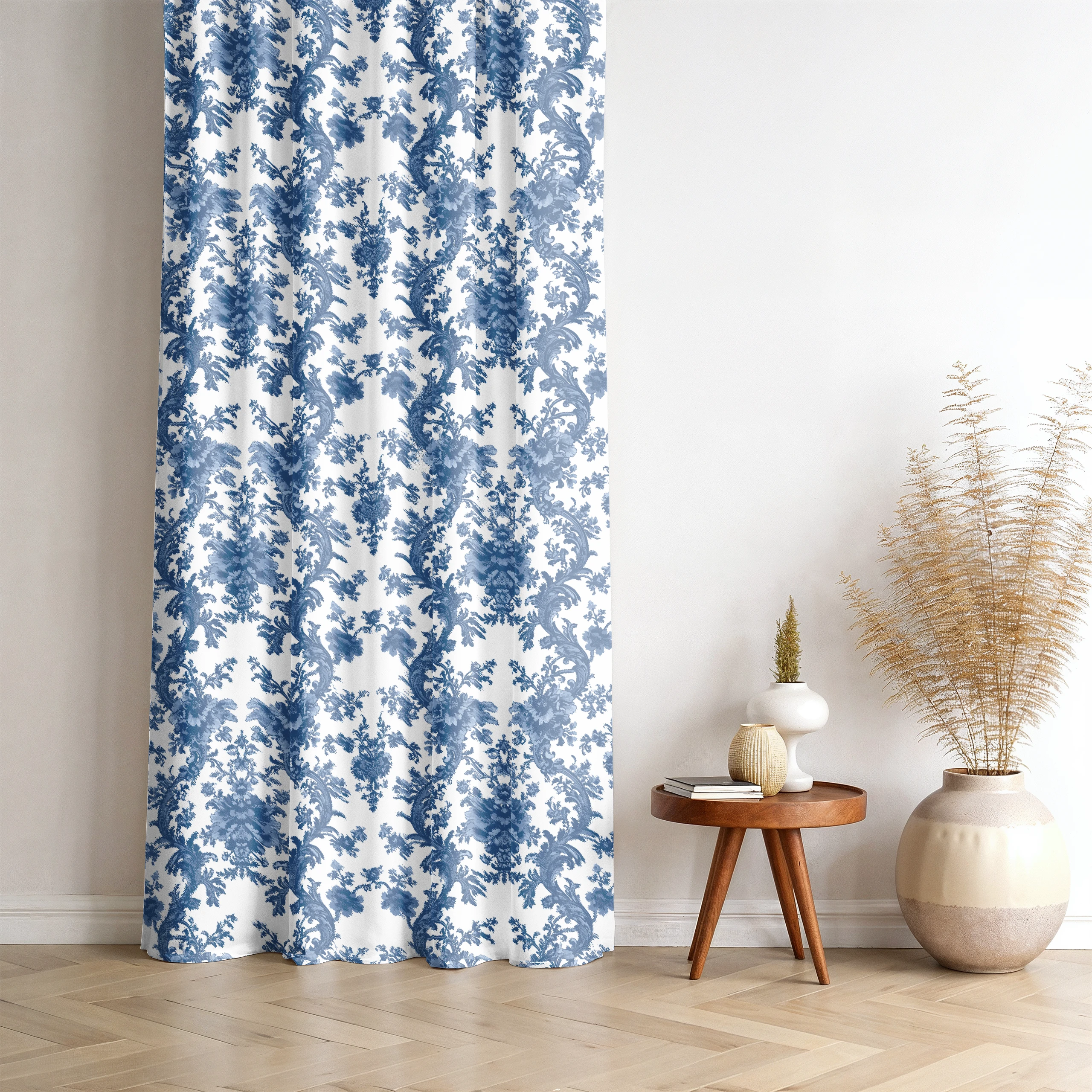 Zasłona do salonu kuchni sypialni żabki taśma 140x270 zasłony gotowe toile – miniatura