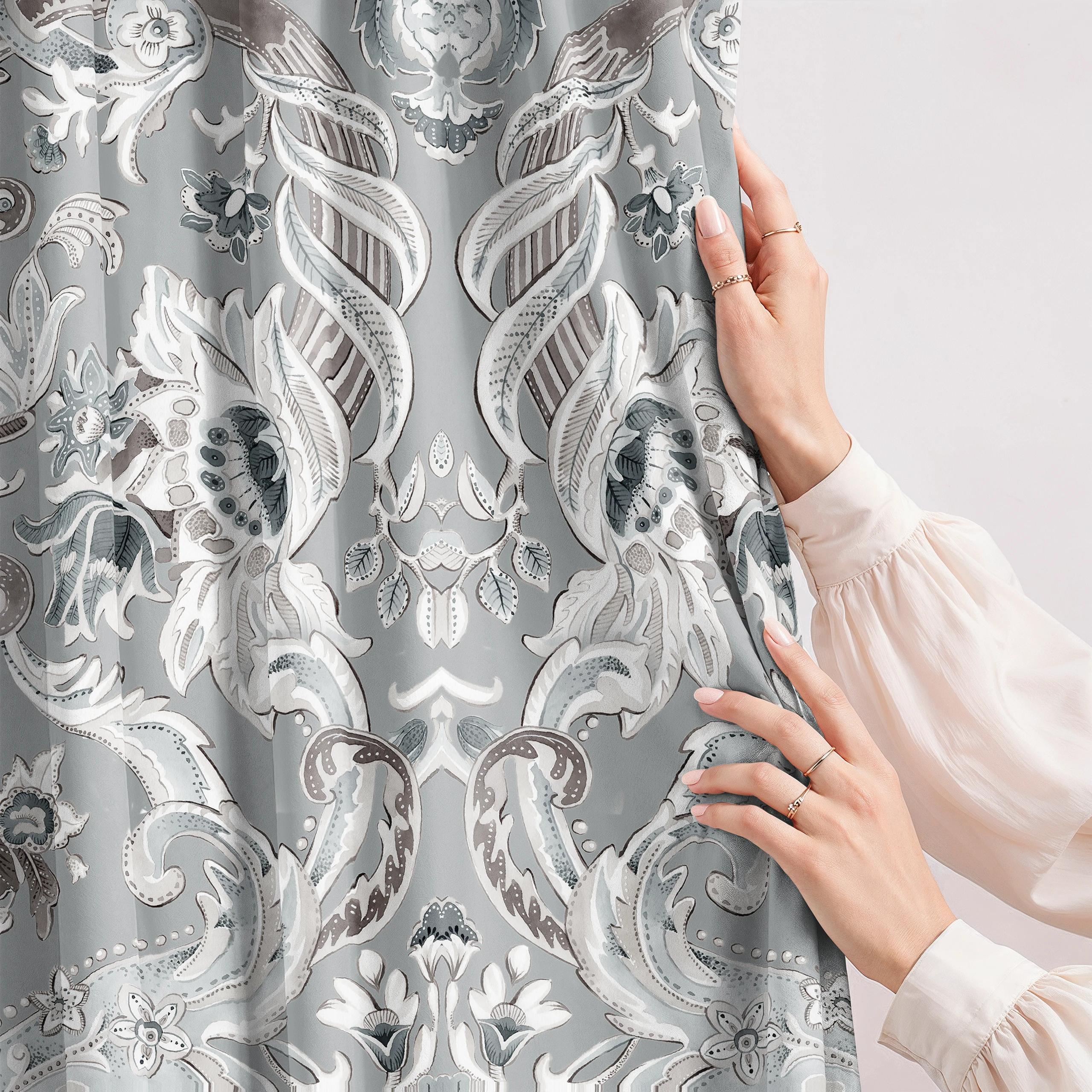 Zasłona do salonu kuchni sypialni żabki taśma 140x270 zasłony gotowe