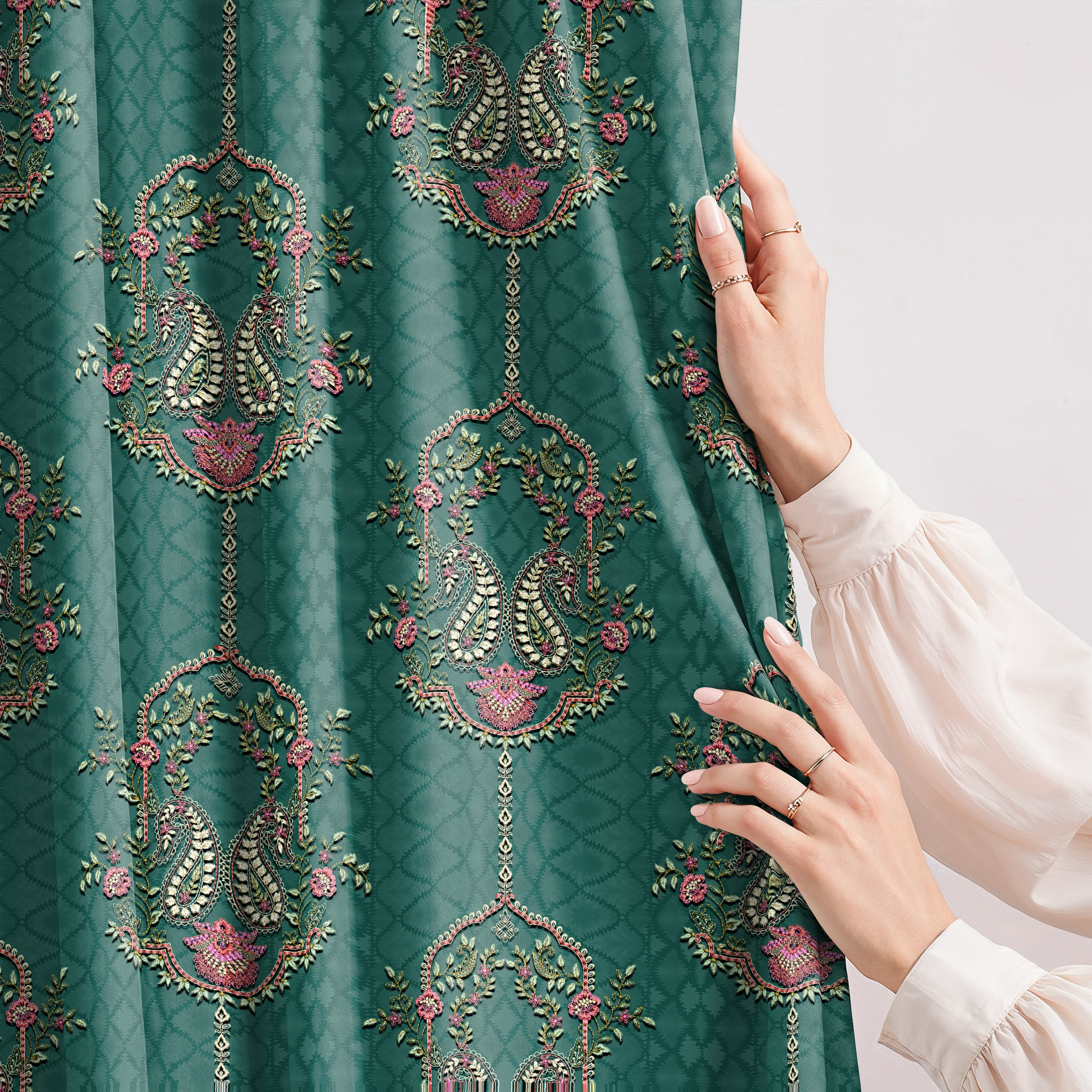 Zasłona do salonu kuchni sypialni żabki taśma 140x270 zasłony gotowe