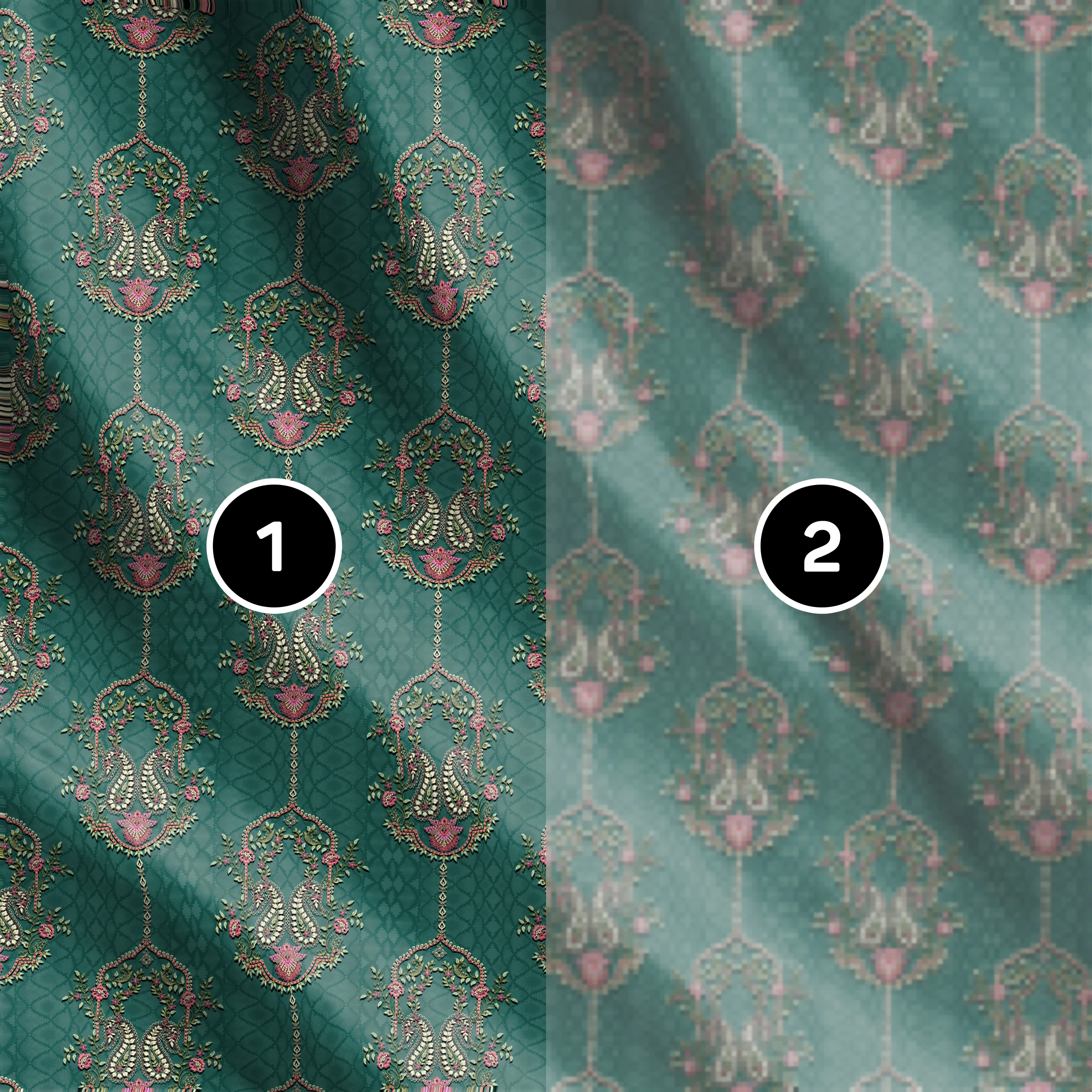 Zasłona do salonu kuchni sypialni żabki taśma 140x270 zasłony gotowe – miniatura