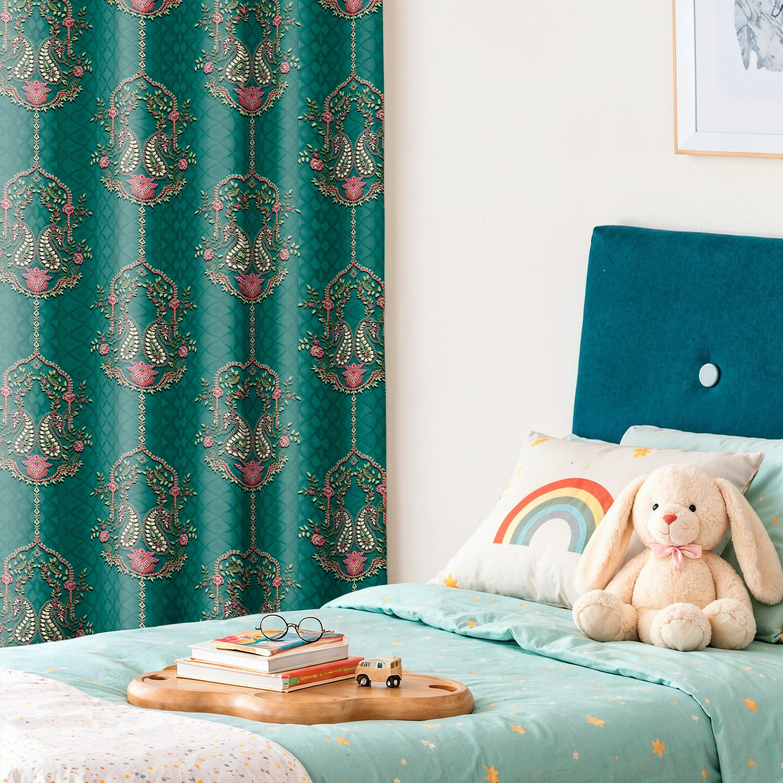 Zasłona do salonu kuchni sypialni żabki taśma 140x270 zasłony gotowe – miniatura